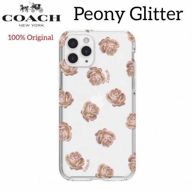 iPhone 11 Pro Max Original COACH Dreamy Peony Case Casing Cover Kesing Import Premium