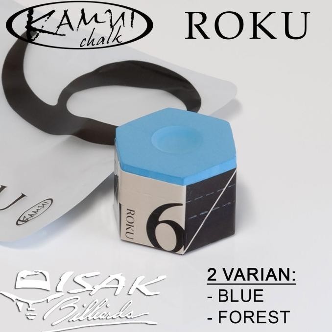 

Kamui Chalk - ROKU Japan Chalks Kapur Biliar Billiard Bilyard Ori Asli