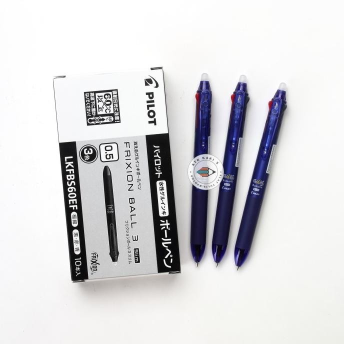 

PENA PILOT FRIXION 3 in 1 0.5mm Warna warni Bisa Di Hapus [ 1 Buah ]