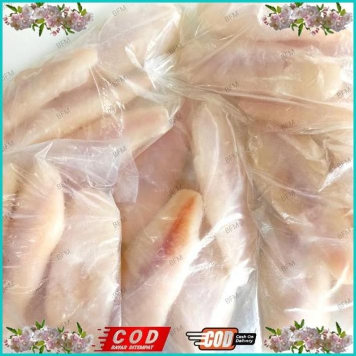 

BISMILLAH DAGING IKAN DORI PANGASIUS FILLET 1000 GR ISI 3 / 4 PCS ALISUP