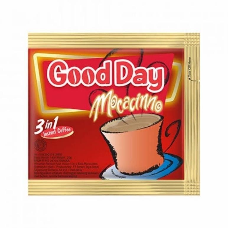 

PROMO CUAN coffe Good Day Mocacinno 1 Pcs /E08