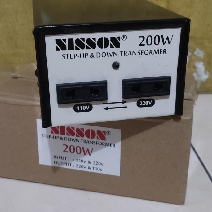 BARUUU TRAFO STEP UP STEP DOWN 220 - 110 NISSON