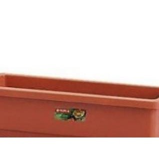 Pot Tanaman Hias Persegi Panjang 70 Cm Plastik S Lion Star Merah Bata