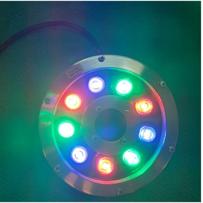 Lampu Air Mancur Led Luz Lite / Lampu Kolam Air Mancur 160Mm 9W Ip 68 Lampu