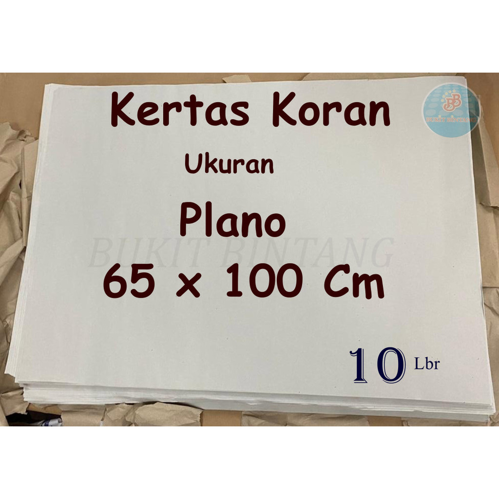 

Kertas Koran / Stensil / FlipChart 55 Gsm Ukuran 65 x 100 Cm , isi 10 Lembar