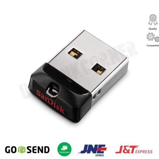 Sandisk Flashdisk 32 Gb Cruzer Fit Cz33 / Flash Disk 32Gb Cz 33