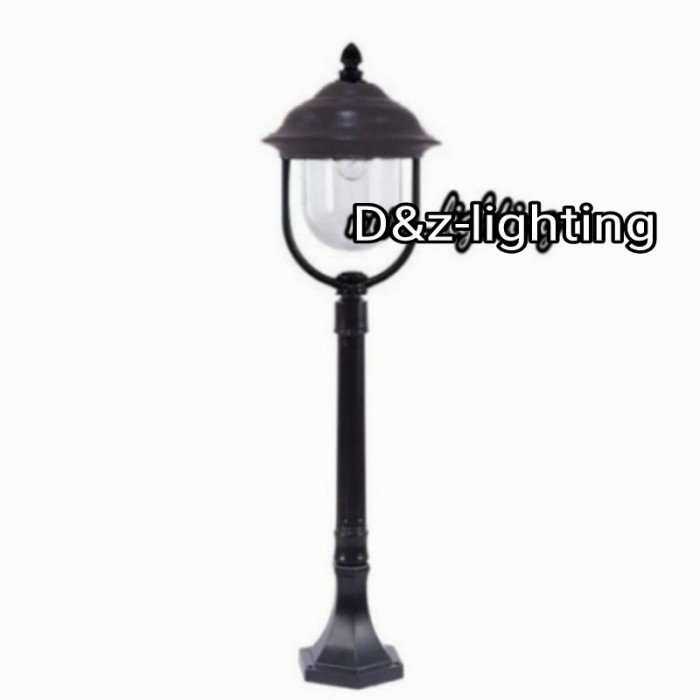 Lampu Taman Tiang Outdoor-Lampu Taman Klasik 1002 B Lampu