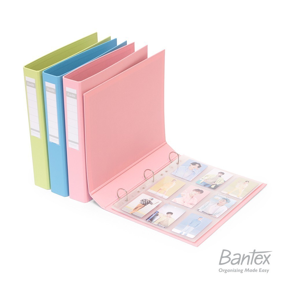 

[BINTANG AR STATIONERY] Bantex Photocard Album A4 Bubble Gum Color – 8322P