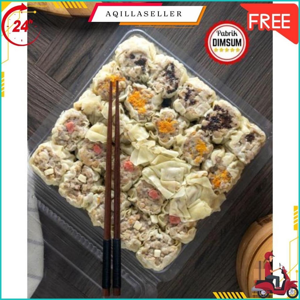 

Dimsum Halal Isi 50 Pcs Sudah Termasuk Saos Premium Termurah Banget