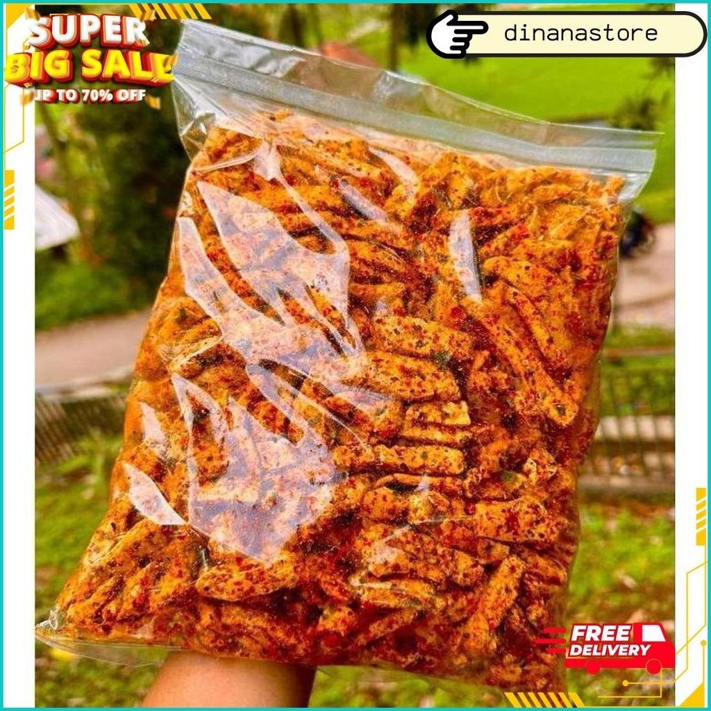 

Outred (1 Kg) Basreng Daun Jeruk 1 Kg Renyah Bumbu Melimpah Cod