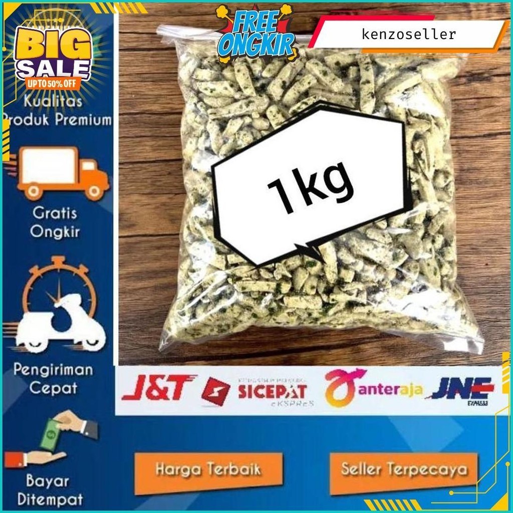 

1Kg Basreng Daun Jeruk Original Basreng Viral Rasa Original Daun Jeruk 1 Kg Bisa Cod