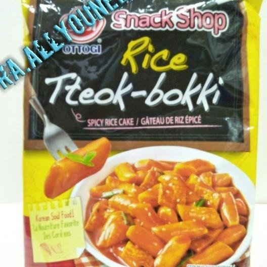 

Ottogi Rice Tteokbokki Topokki Tokpoki Beras Spicy Rice Cake 426Gr