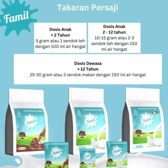 

Susu Kambing Etawa Bubuk 1kg Halal Kaya Manfaat / Famil Original Plus NLS