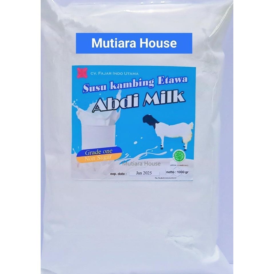 

Susu Bubuk Kambing Etawa Abdi Milk Grade 1 Full Varian Rasa Isi 1kg NLS