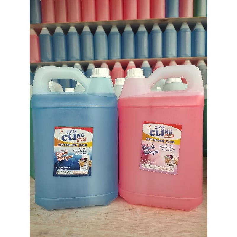 SABUN CUCI PIRING CLING 5 LITER FULL/*DITERGENT CUCI BAJU CLING 5 LITER FULL