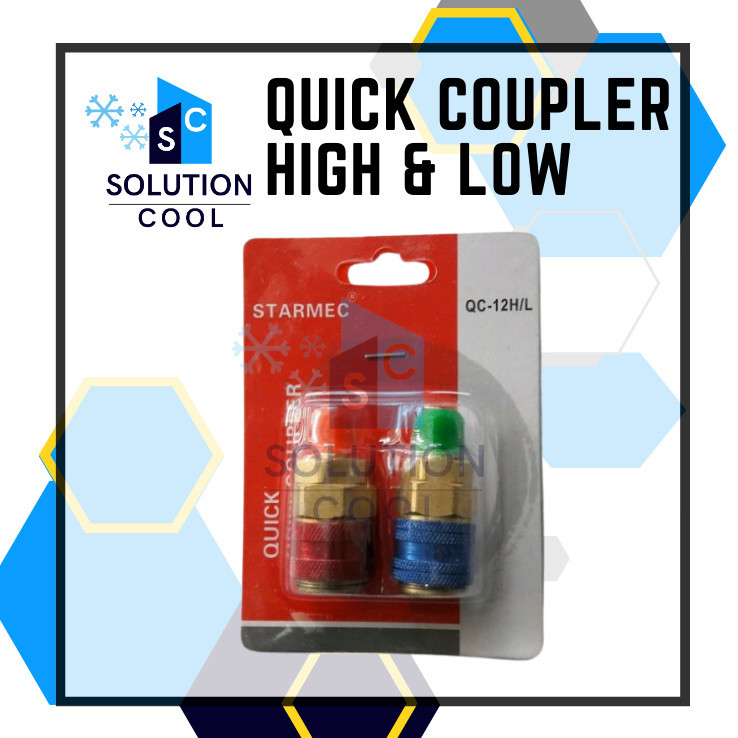 Quick Coupler AC Mobil Adapter Nepel pengisian Ac Mobil