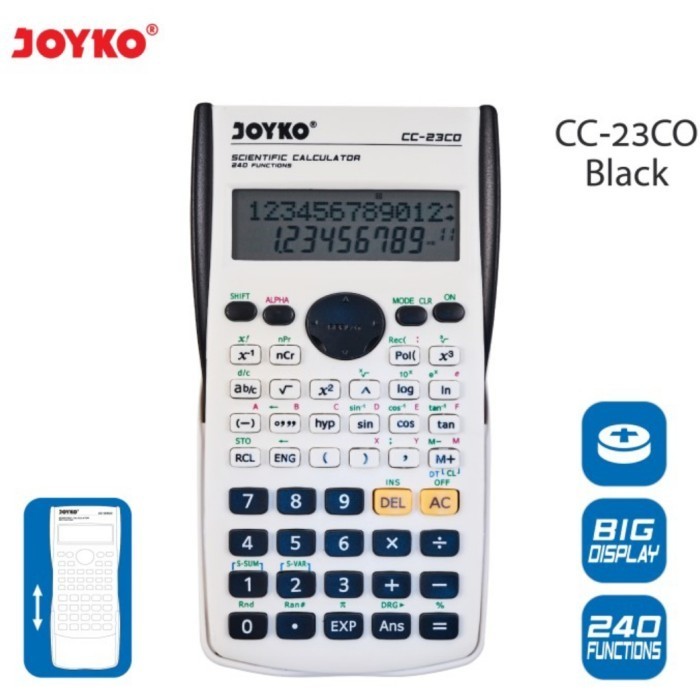 

Ready JOYKO Kalkulator / Calculator Scientific CC-23CO 240 Functions