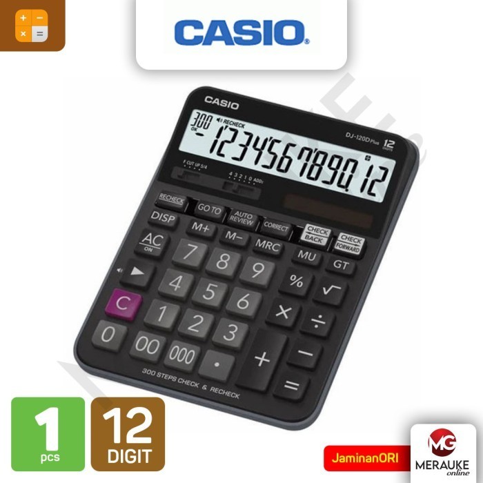 

Ready Calculator CASIO DJ-120D Plus 12 Digits