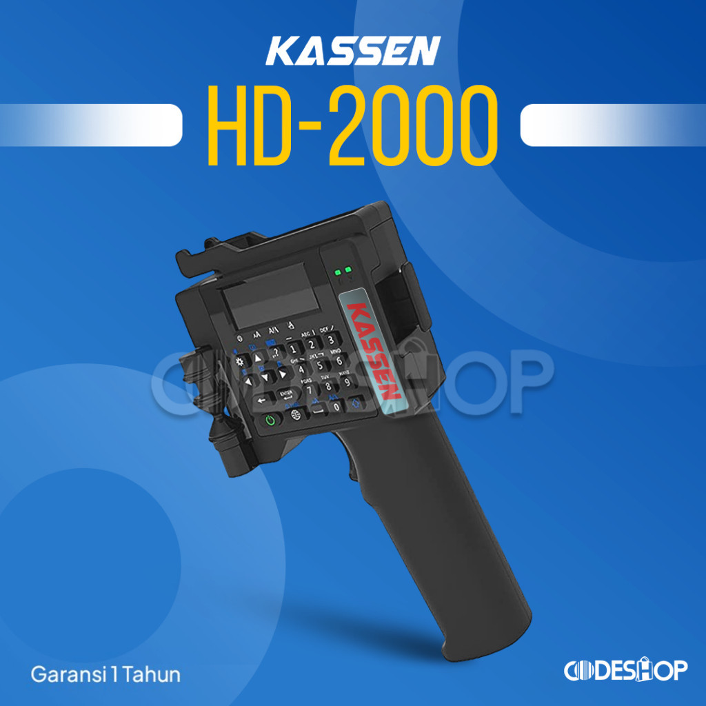 

Printer Portable Kassen HD-2000 Inkjet Printer Cetak Label Expired Date