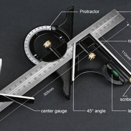 

Ggaris Siku L Star Waterpass Kombinasi Ggaris Multifungsi 30Cm