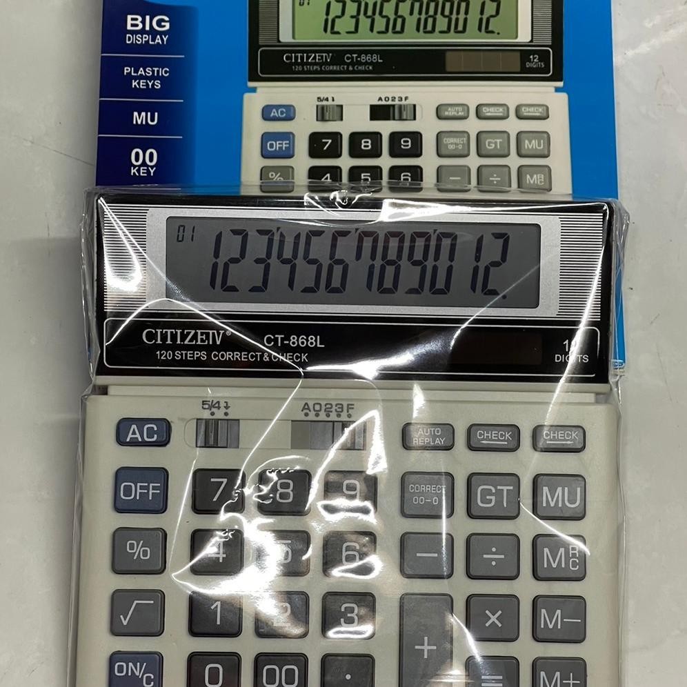 

TR24 Kalkulator CT 868L 12 Digit - Calculator Check Dual 2 Power Terlaris