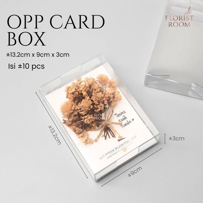 

Opp Card Box isi 10pcs - Box Saja Tanpa Isi