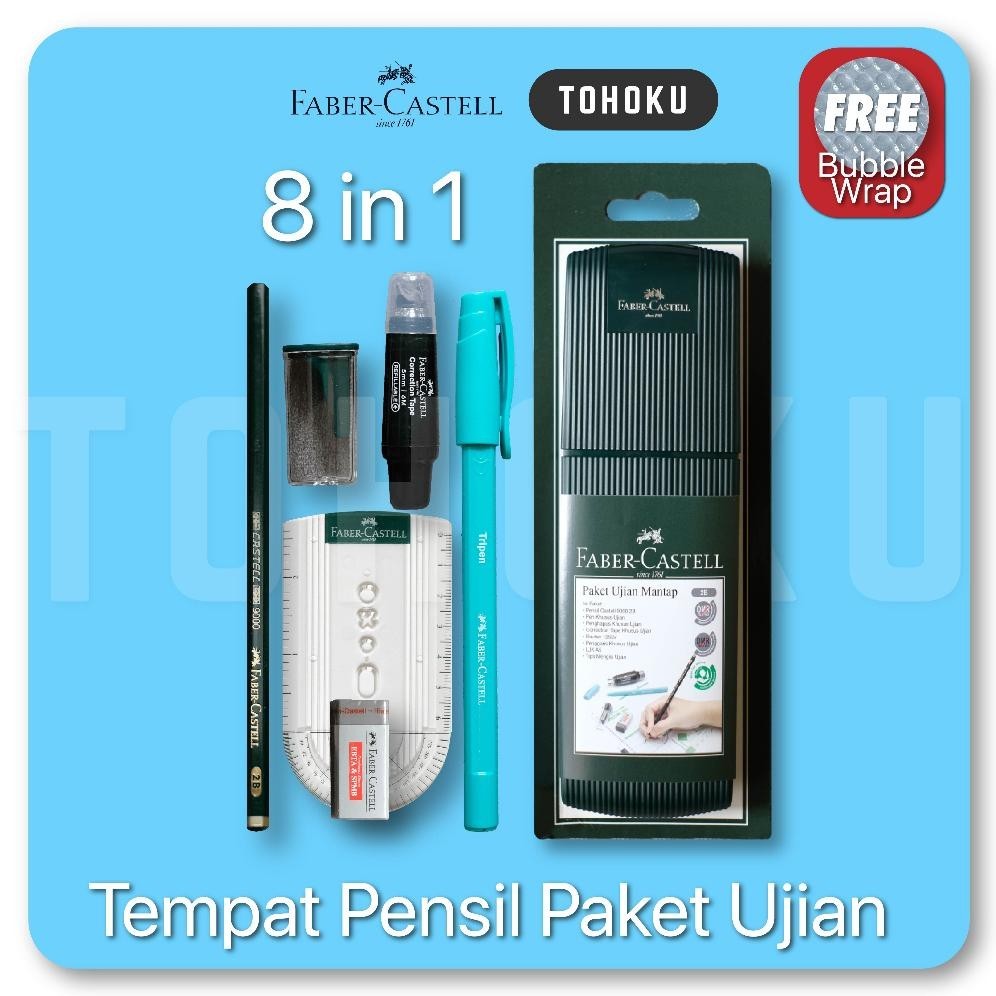 

TW39 Tempat Pensil Faber Castell - Paket Ujian Mantap - Faber Castell Exam Set Termurah