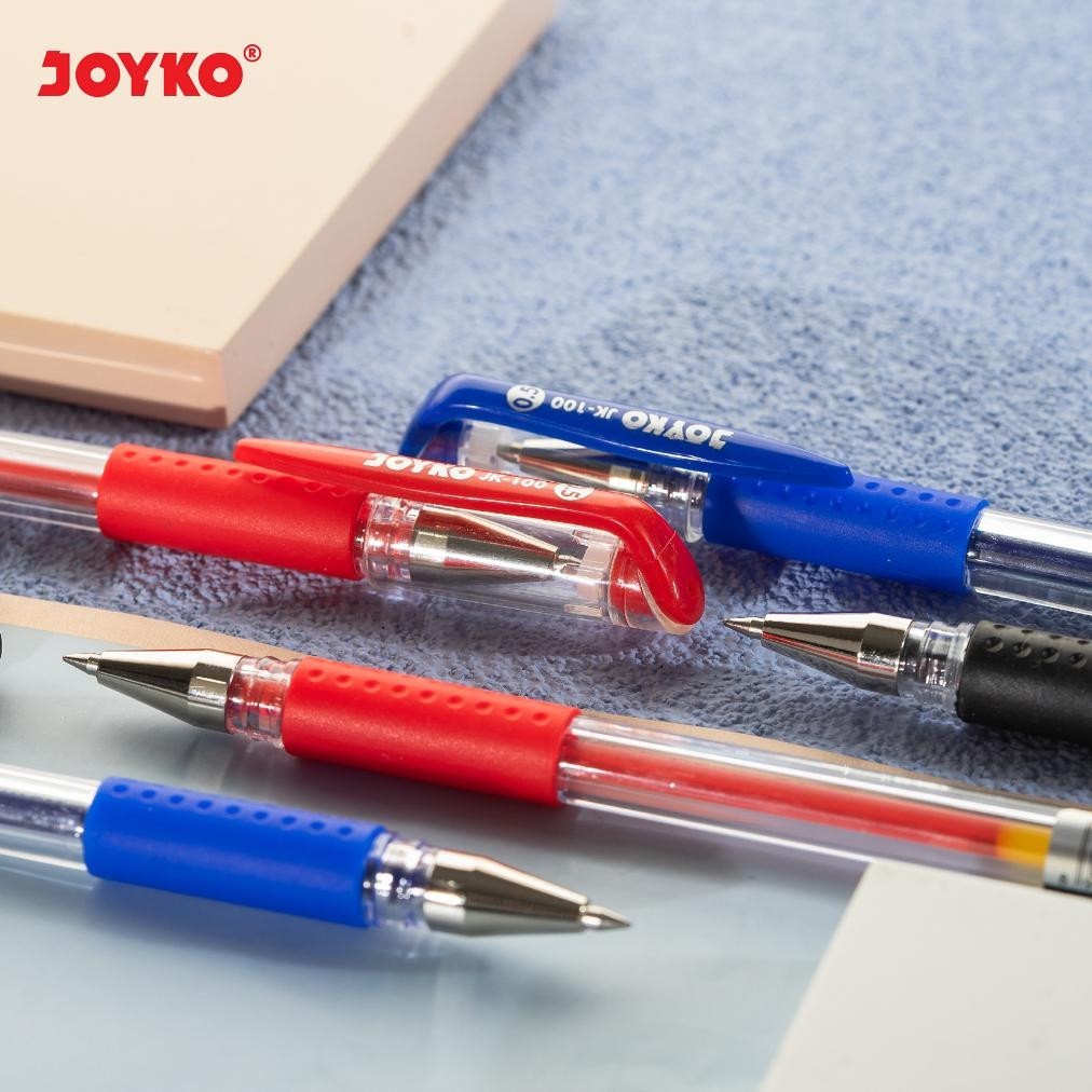 

fg-7 JOYKO GEL PEN JK-100 PEN BLACK BLUE RED PULPEN PENA JOYKO HITAM BIRU MERAH LUSIN [12PCS] Termurah