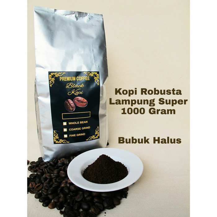 

Secrenada - Kopi Lampung Super 1000 Gr - Kopi Robusta Lampung 1000 Gr Bubuk Halus