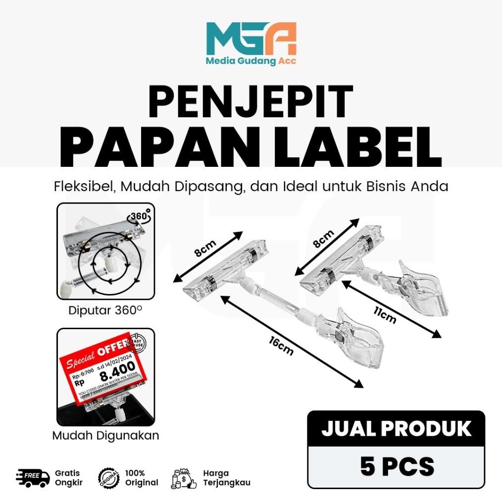 

aw-96 TAG HANGER TRANSPARAN / CLIP PENJEPIT LABEL / PENJEPIT PRICE TAG / PENJEPIT PROMO AKRILIK Termurah