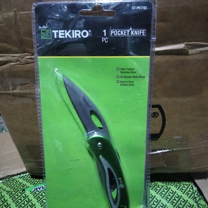 Produk Terbaik] pisau lipat pocket knife 165 mm tekiro