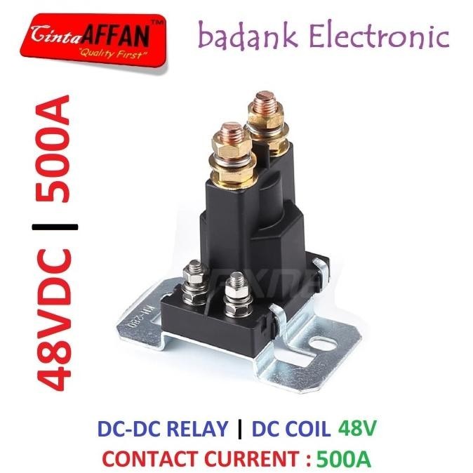 Coil 48V Dc-Dc Relay 500A Automotive Heavy Duty High Current Starting