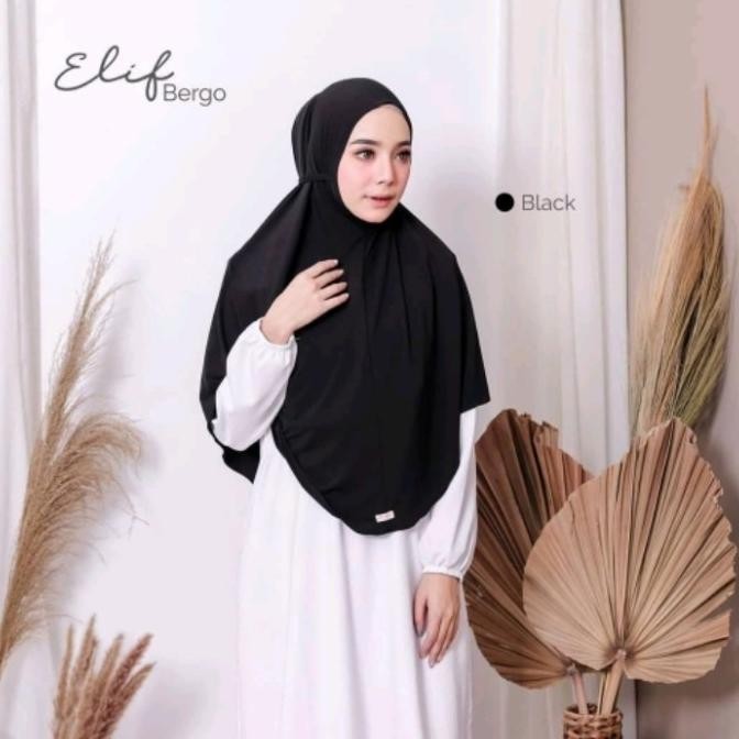 B Tali Elif Jersy Amily Hijab Premium / Hijab Instan / Jibab Syari S004