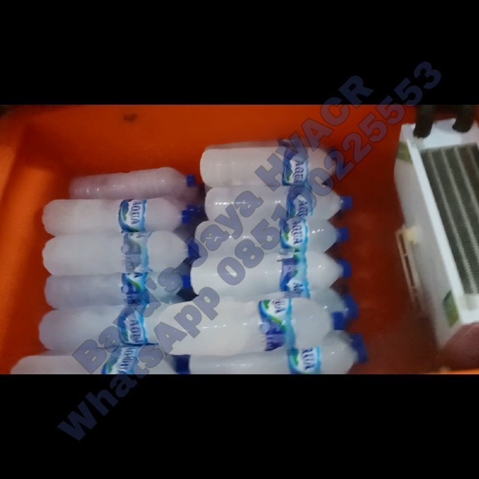 ice block machine mesin es batu dengan mesin outdoor ac split 1pk