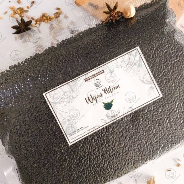 

500gr Wijen Hitam / Black Sesame / Rempah / JSR 100% PREMIUM QUALITY