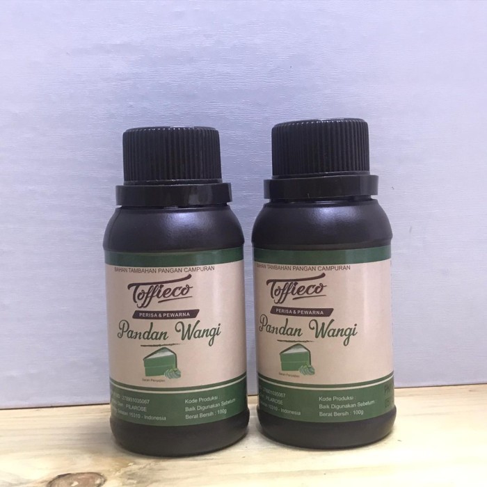 

Terlaris Toffieco Pandan Wangi 100gr Perisa & Pewarna Makanan Kue Cake SALE