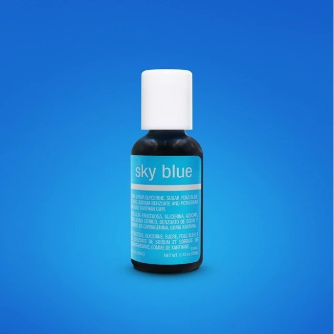 

Terlaris Sky Blue Chefmaster Liqua-Gel Food Coloring 20 ml SALE