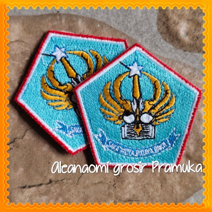 

_^_^_^] FULL BORDIR logo SAKA WIDYA BUDAYA BAKTI logo Pramuka saka widya budaya bakti bordir emblem