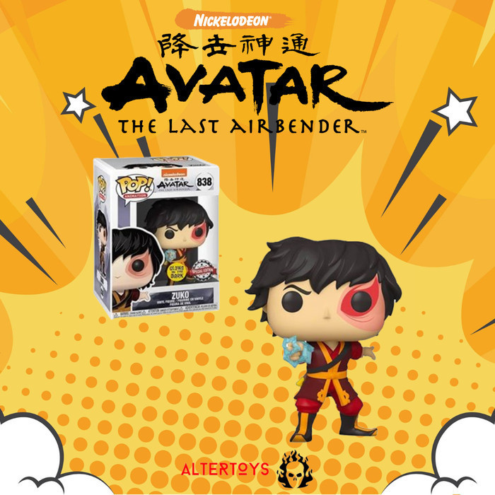 Funko Pop Animation Avatar The Last Airbender - Zuko (Gitd) #838