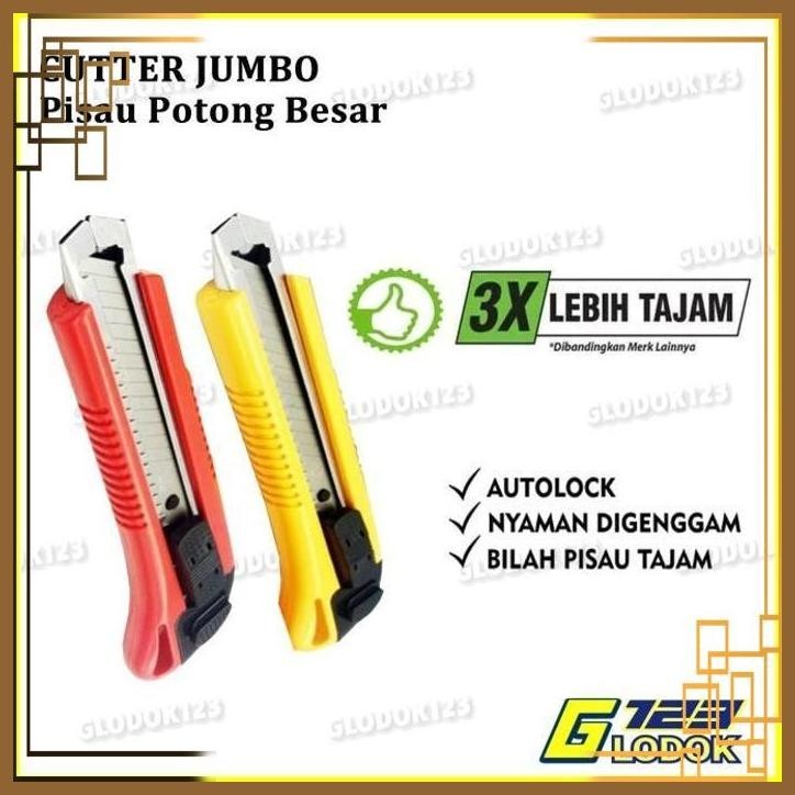 

[GLD] Pisau Cutter Carter Besar Jumbo Refill Isi Ulang Karter L500 A500 18mm