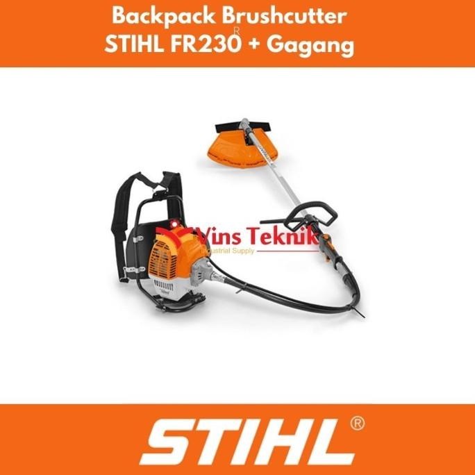Mesin Potong Rumput Stihl Fr230 + Gagang Cutter Brush Fr 230  Ready