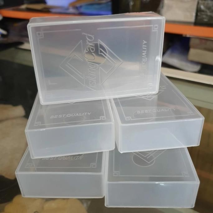 

TERBARU - kotak kartu nama plastik isi 100