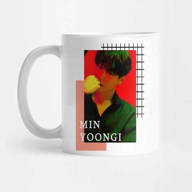 Kpop Mendesain Mug Kopi Suga BTS Kpop Designs Suga BTS Coffee Mug