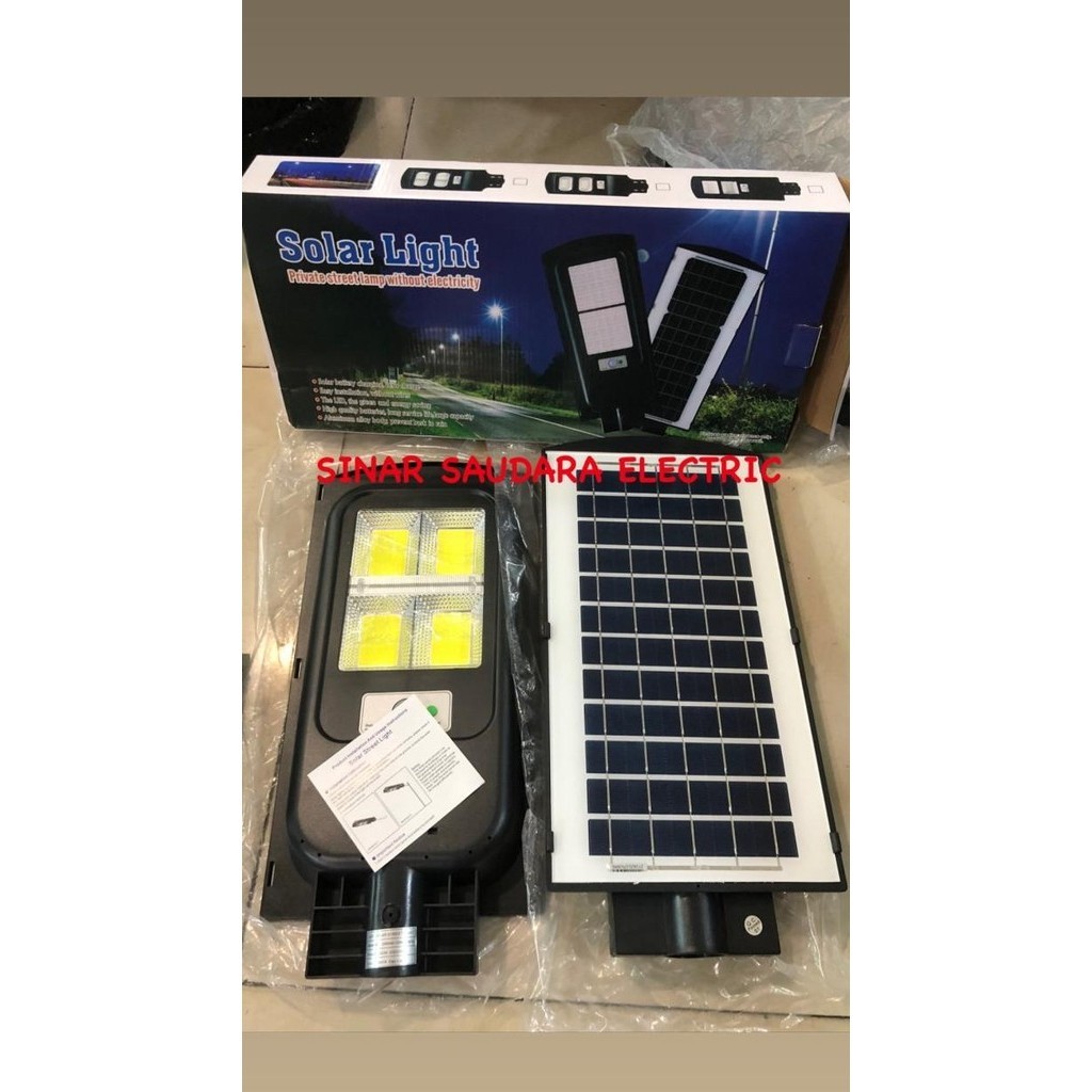 Lampu Jalan Solar Cell 100W Pju Tenaga Surya Solar Cell Panel 100Watt