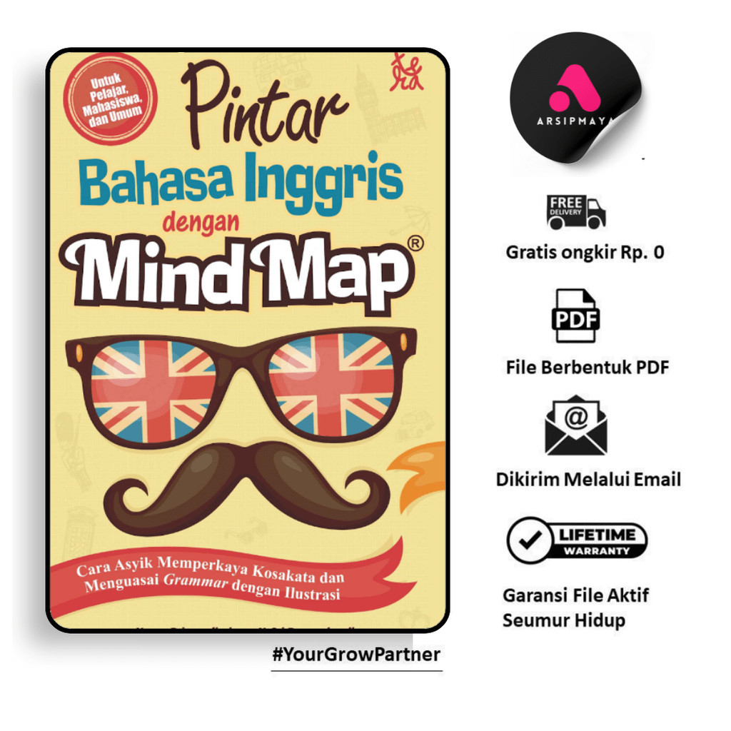 

539. PINTAR BAHASA INGGRIS DENGAN MIND MAP - [-]