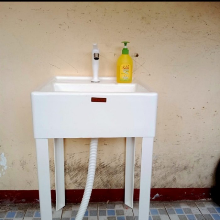 NEW SERIES WASTAFEL PORTABEL/ WASTAFEL MEJA / WASTAFEL KOMPLIT PLASTIK PVC TEBAL ORIGINAL QUALITY