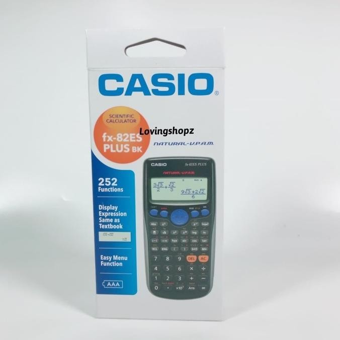 

TERBARU - Casio FX 82 ES PLUS - Calculator Scientific Kalkulator Kuliah Sekolah
