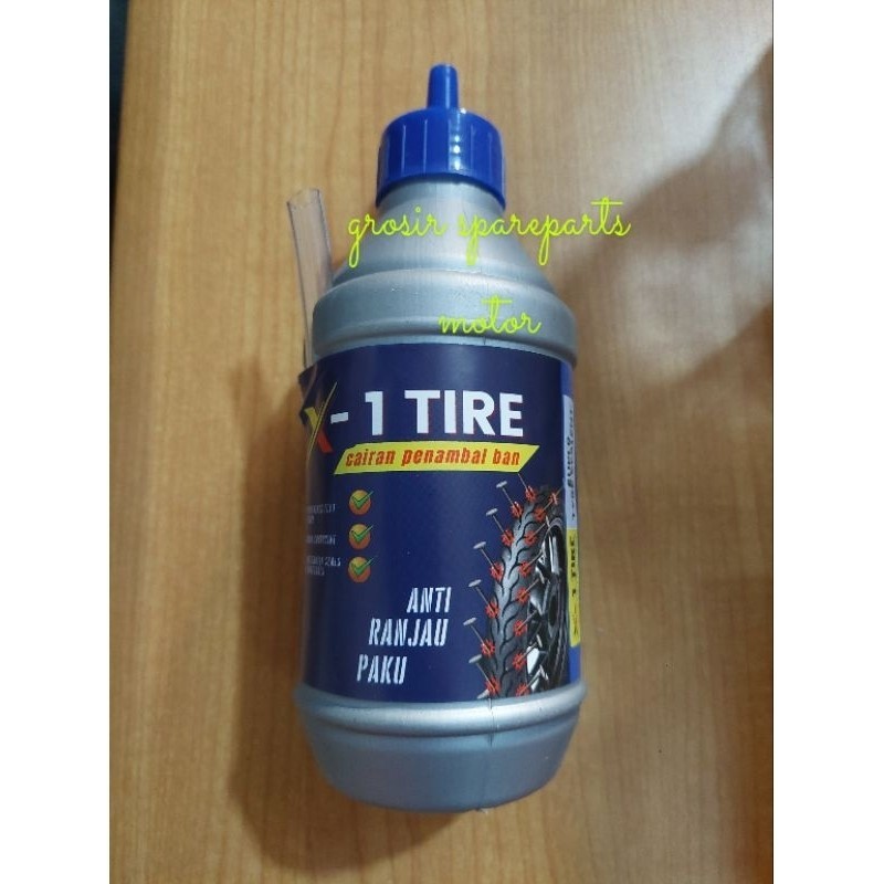 Cairan Ban Tubles Tubbless X Tire X-1Tire Cairan Penambal Ban Isi 350Ml Termurah Premium