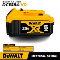 DEWALT dcb184 baterai,battrai,batray cordless dewalt 5ah /2ah