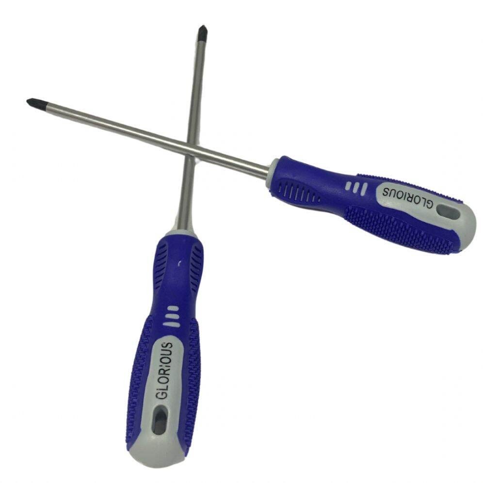 Obeng gagang karet 6" plus / Obeng Rubber magnet